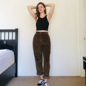 Pendleton corduroy brown vintage slacks SZ 4